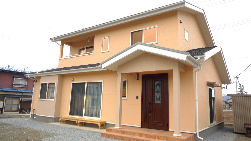 新築施工事例外観 遠野町