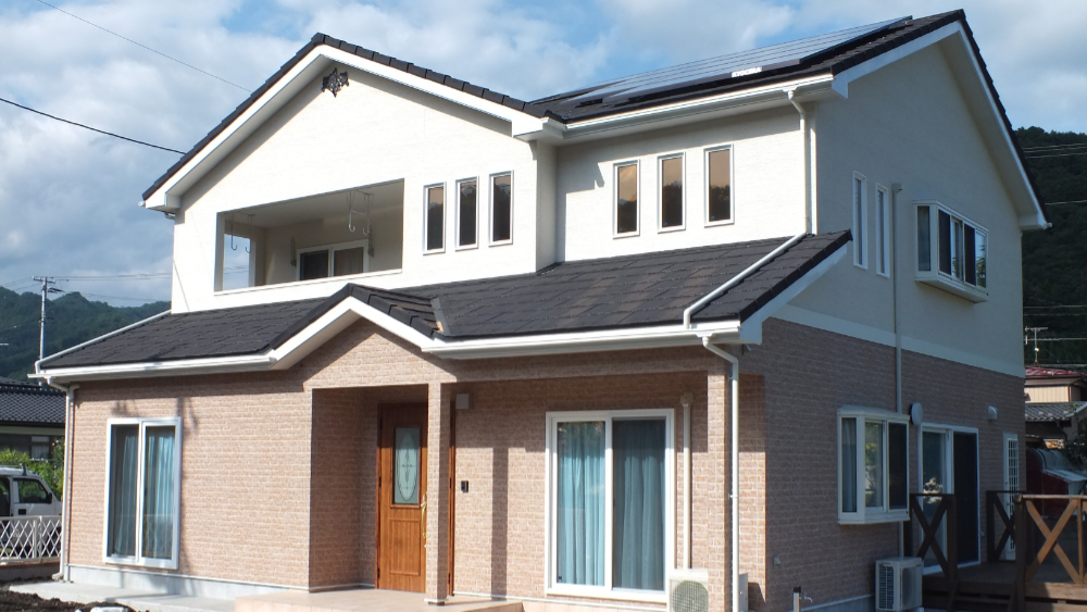 新築施工事例外観 大槌町