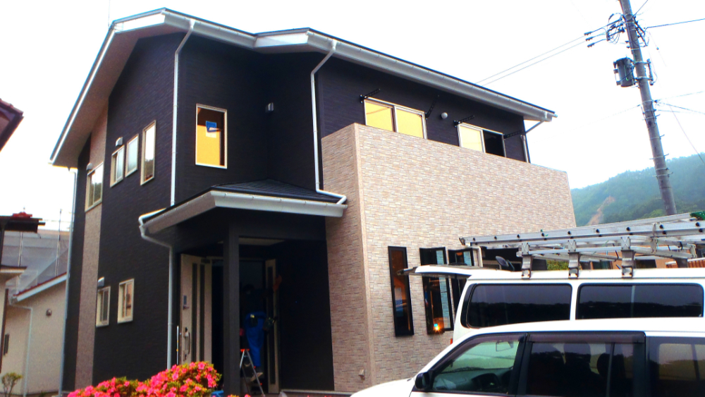 新築施工事例外観 大槌町