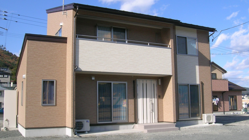 新築施工事例外観 大槌町吉里吉里