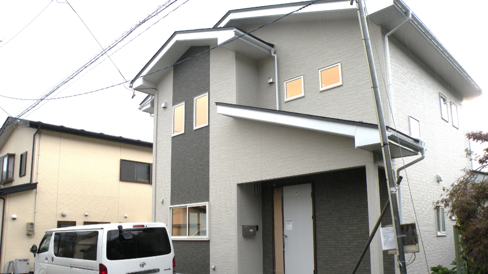 新築施工事例外観 大槌町