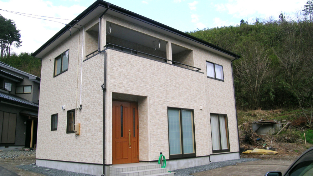 新築施工事例外観 釜石市