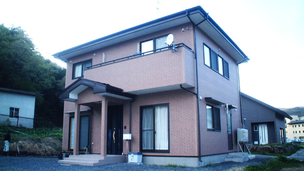 新築施工事例外観 花巻市湯口