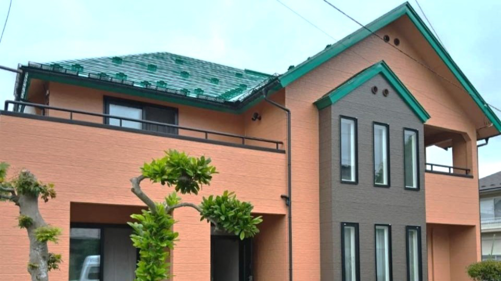 新築施工事例外観 奥州市