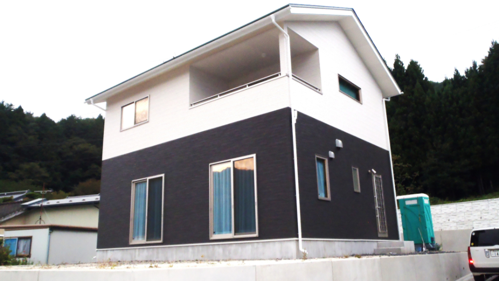 新築施工事例外観 大槌町