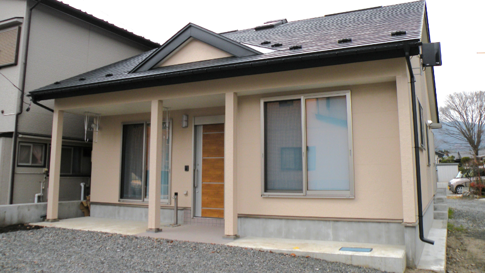 新築施工事例外観 釜石市