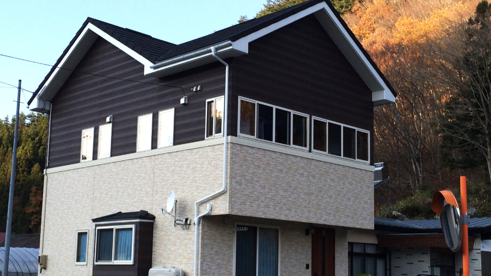 新築施工事例外観 釜石市鵜住居町