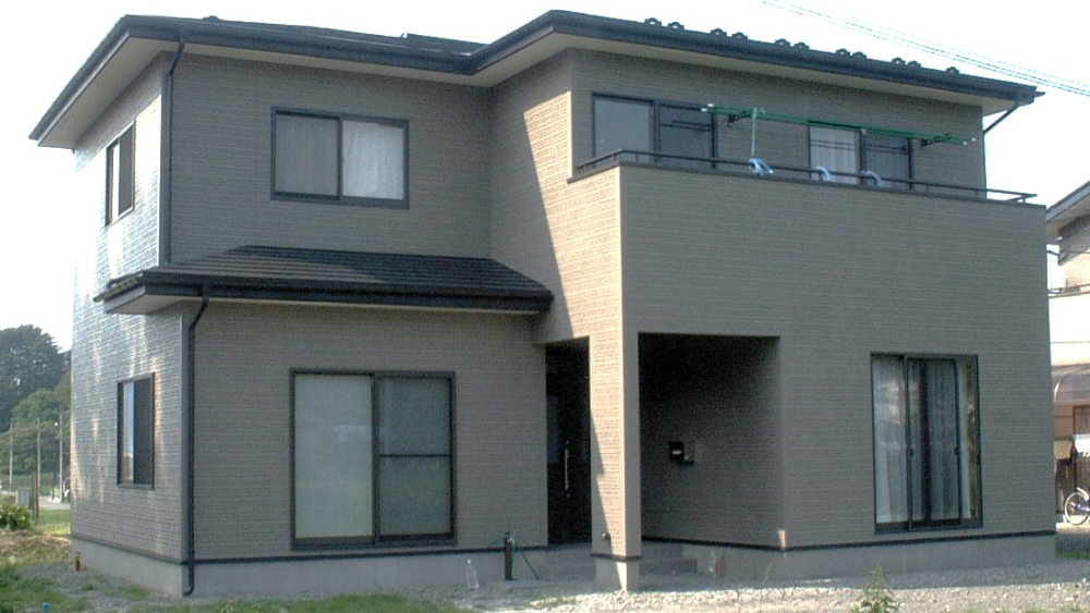 新築施工事例外観 遠野町