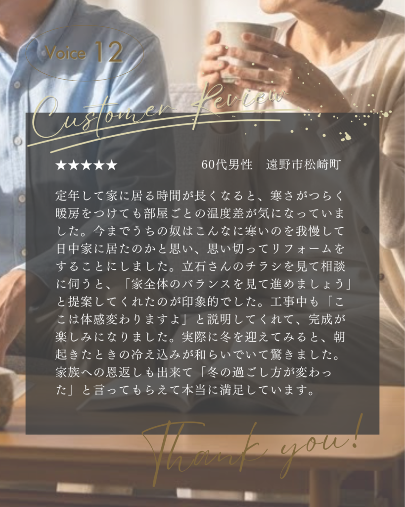 お客様の声１２